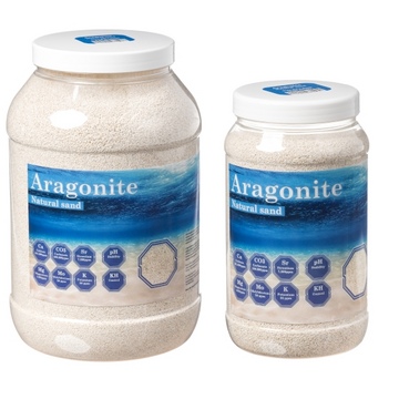 Сухой арагонитовый песок DVH ARAGONITE NATURAL SAND 1-2мм,  2,8кг
