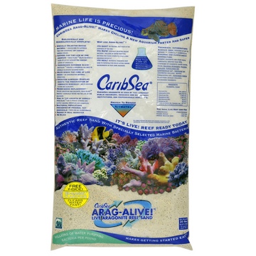 Грунт CaribSea West Caribbean Reef песок живой арагонитовый 1-5мм 9,07кг
