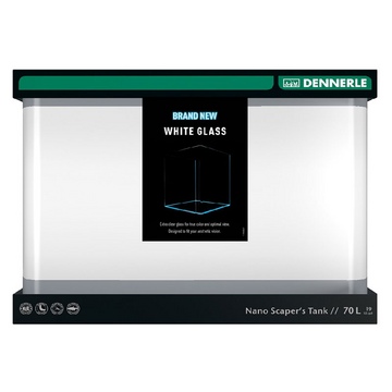 Аквариум Dennerle Nano Scaper's Tank White Glass 70 литров, из осветленного стекла