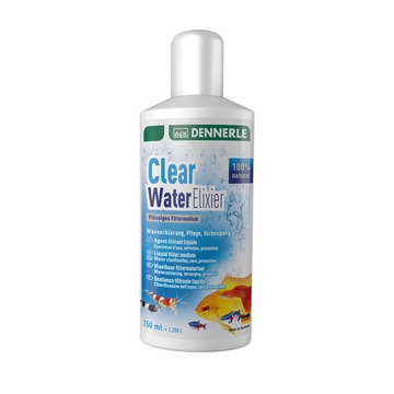 Кондиционер для очистки аквариумной воды Dennerle Clear Water Elixier, 250 мл на 1250 л