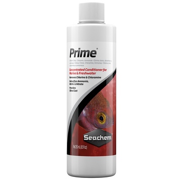 Средство Seachem Prime для удаления хлора, хлоромина, аммония, нитритов, нитратов и тяжелых металлов, 250мл