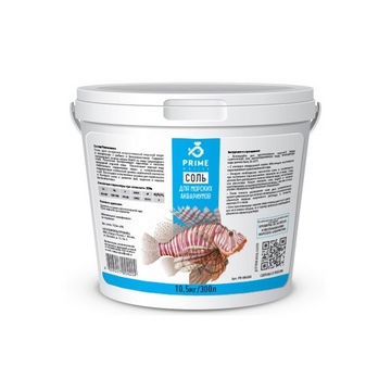 Соль PRIME для морских аквариумов, 10,5 кг