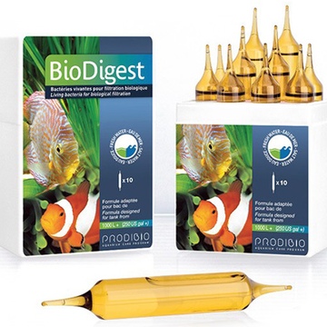 BIO DIGEST PRO10 1x10000л гипер-концентрированный бактериальный препарат для пресных и морских аквариумов, 10 ампул