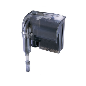 Фильтр рюкзачный Atman HF-0600 для аквариумов до 100 л, 660 л/ч, 6W с поверхностным скиммером (черный корпус)
